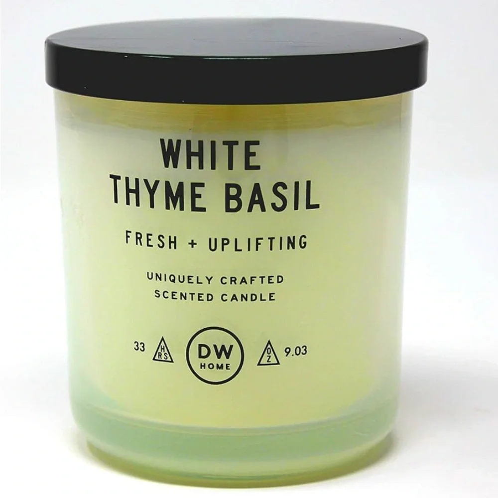 DW Home White Thyme Basil Candle - Picture 1 of 5